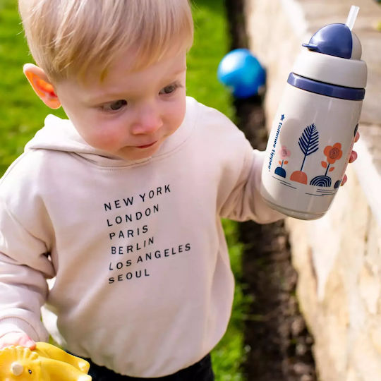 Tommee Tippee Παιδικό Ποτηράκι από Πλαστικό Μπεζ 266ml για 12m+