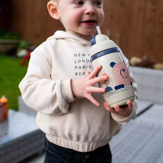 Tommee Tippee Παιδικό Ποτηράκι από Πλαστικό Μπεζ 266ml για 12m+
