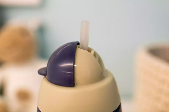 Tommee Tippee Παιδικό Ποτηράκι από Πλαστικό Μπεζ 266ml για 12m+