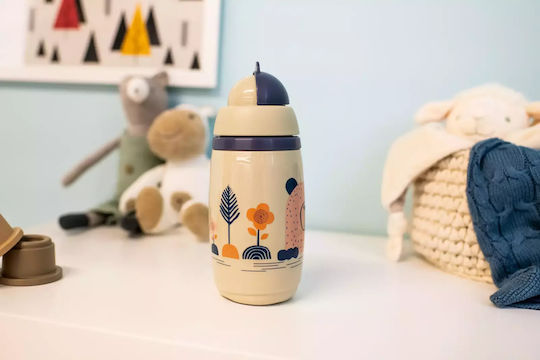 Tommee Tippee Παιδικό Ποτηράκι από Πλαστικό Μπεζ 266ml για 12m+