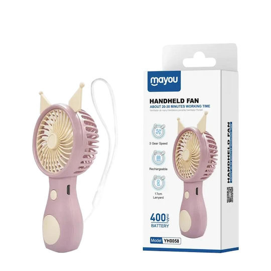 Mayou Fan Handheld USB Lila 463.804460