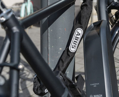 Abus 110cm Motorcycle Anti-Theft Chain in Black