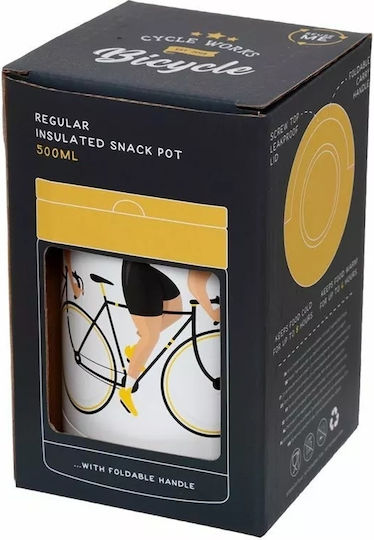 Puckator Bicycle Baby Food Thermos Stainless Steel 500ml