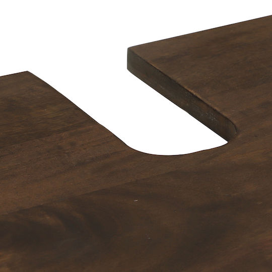 vidaXL Countertop with Sink Walnut