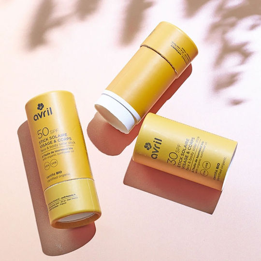 avril Bio Αντηλιακό Stick Προσώπου και Σώματος SPF50 50gr
