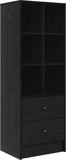 Kinderschreibtisch mit Bibliothek Black Oak 80x40x76cm