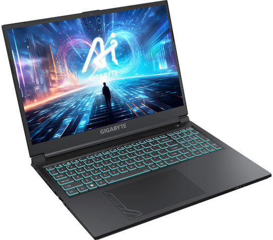 Gigabyte G6 KF-H3EE854KH 16" FHD+ 165Hz (i7-13620H/16GB/1TB SSD/GeForce RTX 4060/W11 Home) Carbon Black (International English Keyboard)