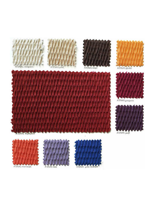 Elastic Cover for Four Seater Sofa Atenas Gold Backrest 240 to 270