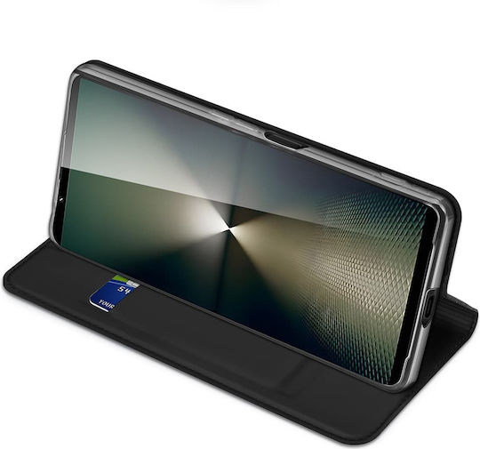 Dux Ducis Skin Pro Umschlag Rückseite Silikon Schwarz (Xperia 1 VII)