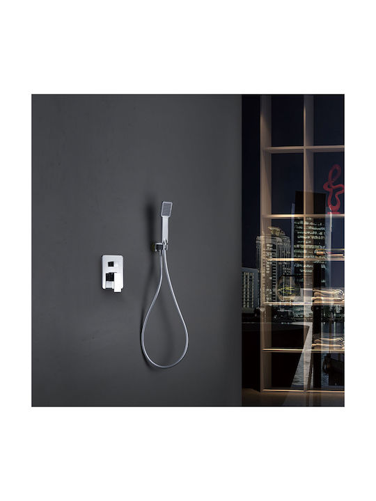 Excel Alina Built-In Set 4 Exit Mixer Telephone & Shower Head