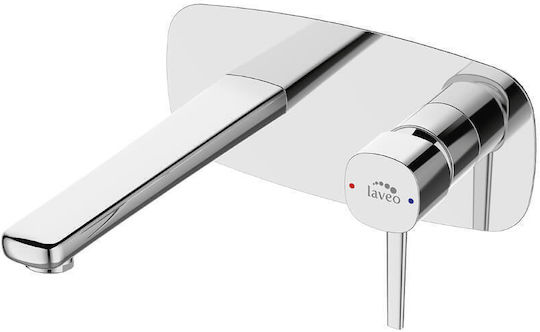 Wall-Mounted Built-In Faucet for Bathroom Sink Laveo Pola Bap 022p