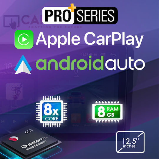 Carmedia Car Audio System for BMW X1 (F48) 2015-2018 (Bluetooth/USB/WiFi/GPS/Apple-Carplay/Android-Auto) with Touch Screen 12.5"