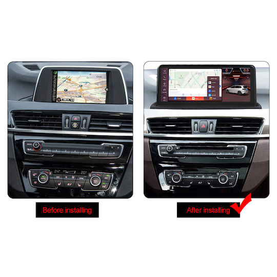 Carmedia Car Audio System for BMW X1 (F48) 2015-2018 (Bluetooth/USB/WiFi/GPS/Apple-Carplay/Android-Auto) with Touch Screen 12.5"