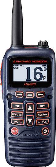 Standard Horizon HX320 Ασύρματος Πομποδέκτης VHF Marine 6W με Μονόχρωμη Οθόνη