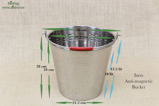 Găleată Inox 13,5 Litri