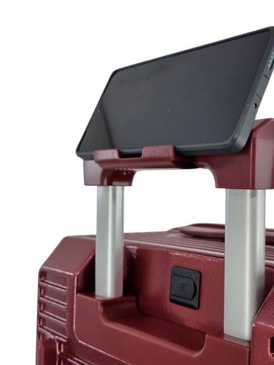 Großer Forecast C879/28 Koffer – 75cm Tsa Usb Smartphone & Becherhülle Burgundisch