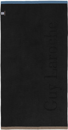 Beach Towel Guy Laroche 90x180 Double Blue Black