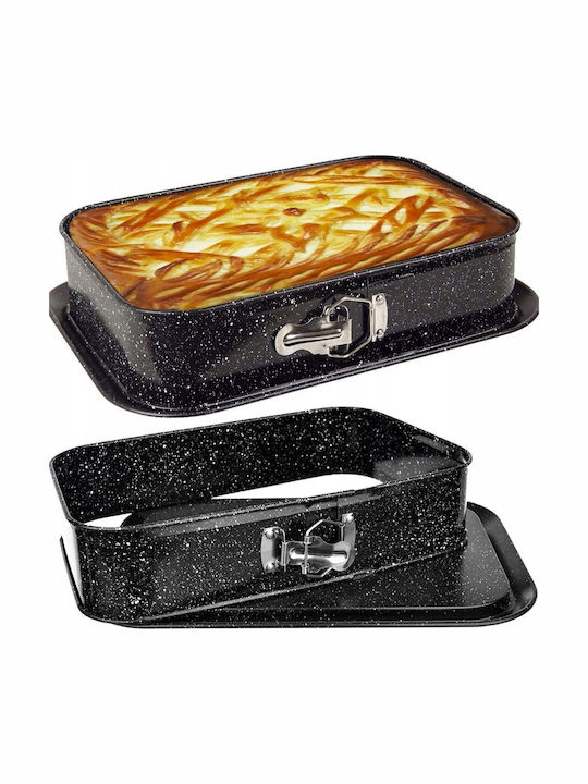 Brunbeste Marble Cake Baking Pan with Removable Bottom 35x24x7.5cm