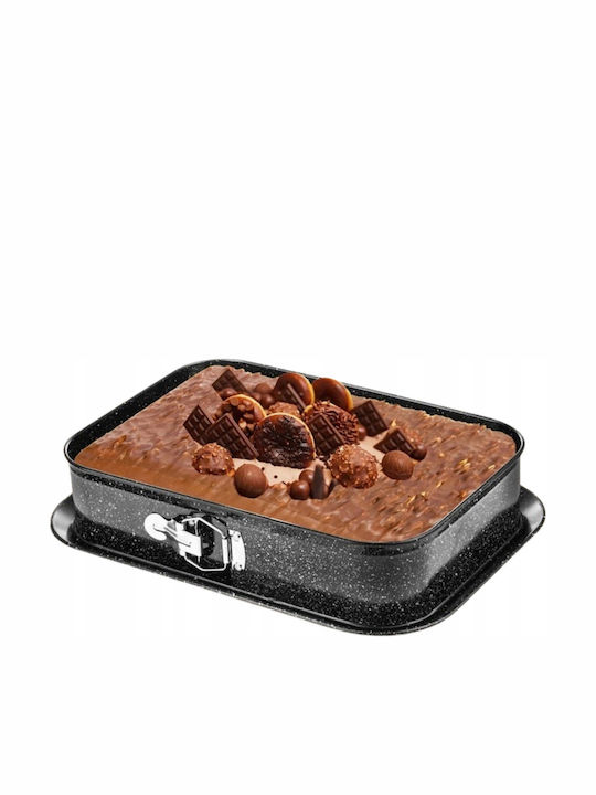 Brunbeste Marble Cake Baking Pan with Removable Bottom 35x24x7.5cm