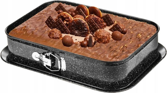 Brunbeste Marble Cake Baking Pan with Removable Bottom 35x24x7.5cm