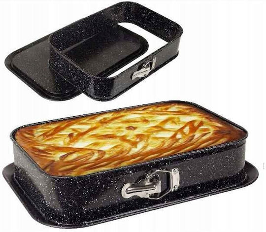 Brunbeste Marble Cake Baking Pan with Removable Bottom 35x24x7.5cm