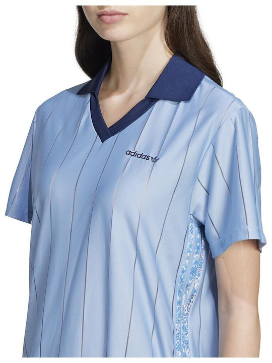 Dress Καλοκαιρινό Mini Αθλητικό Φόρεμα T-shirt Κοντομάνικο Ambsky/cwhite