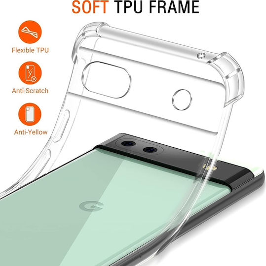 Back Cover Σιλικόνης Διάφανο (Google Pixel 6a)