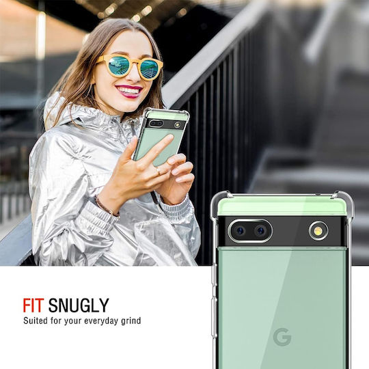 Back Cover Σιλικόνης Διάφανο (Google Pixel 6a)