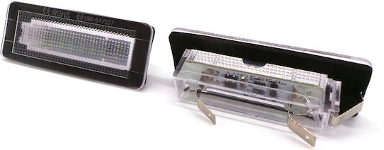 Lumini pentru plăcuțele de înmatriculare Lumini LED 12V 2538 2buc