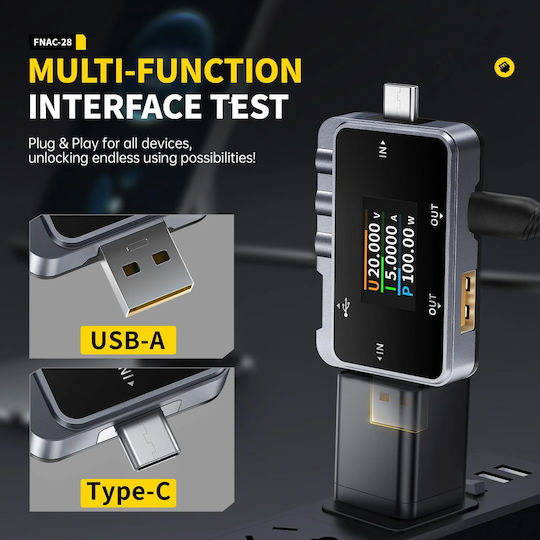 Fnirsi FNR-FANC-28 USB Port Tester