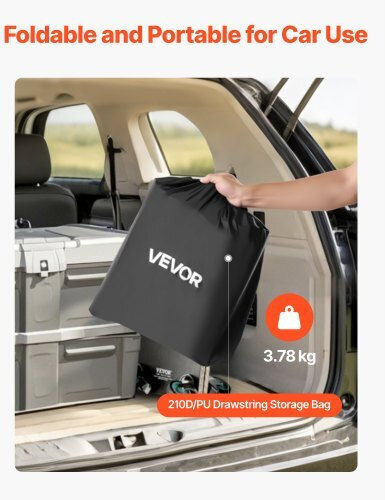 Vevor Hitch Cargo Carrier Bag 59.84 X 23.9 X 24.02 In 20 Cu.ft 8 Straps
