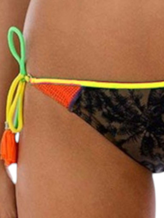 Bikini Slip with Laces Khaki