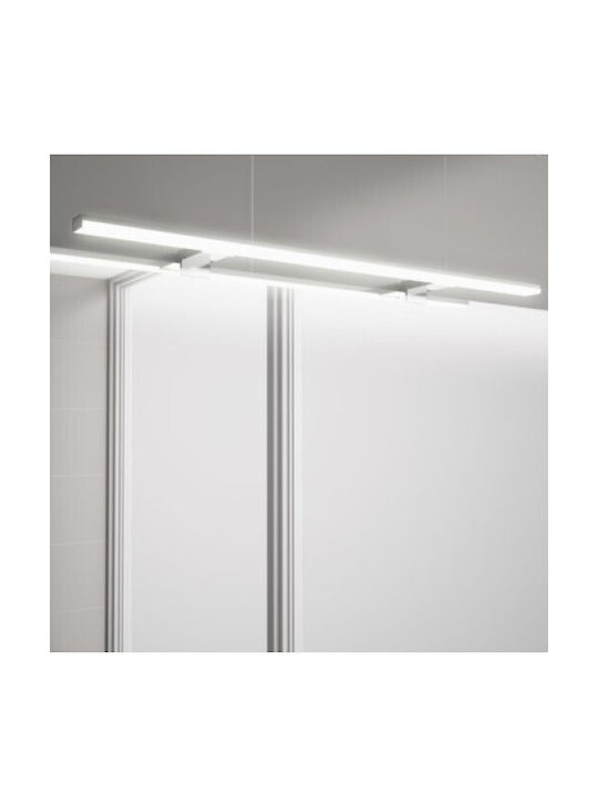 Ebir Iluminacion Pandora Φωτιστικό Τοίχου με Ενσωματωμένο LED και Φυσικό Λευκό Φως Ασημί