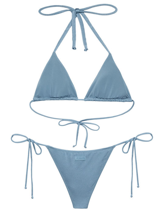 Set Bikini Brazilia Albastru