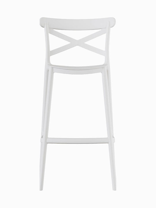 Bar Set for Small Outdoor Spaces Elly 3 Pieces White
