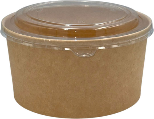 Ecocraft Disposable Salad Paper Box Kraft 50pcs