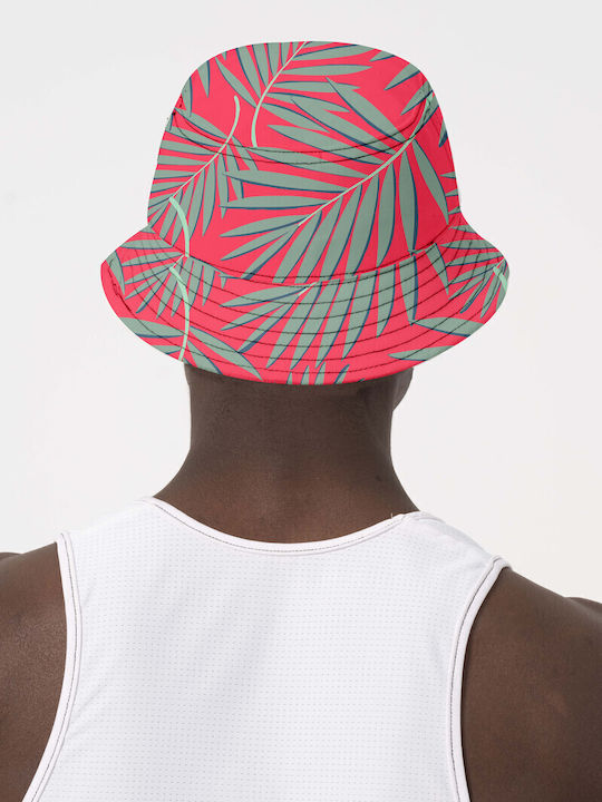 Miami Beach Fabric Women's Bucket Hat Red