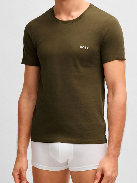 Men's Undershirts White, Olive, Anthracite 3Pack