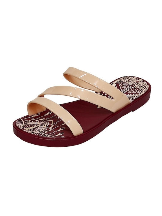 Women's Flip Flops in Red Color