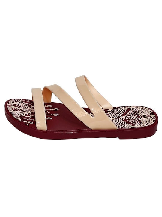 Women's Flip Flops in Red Color