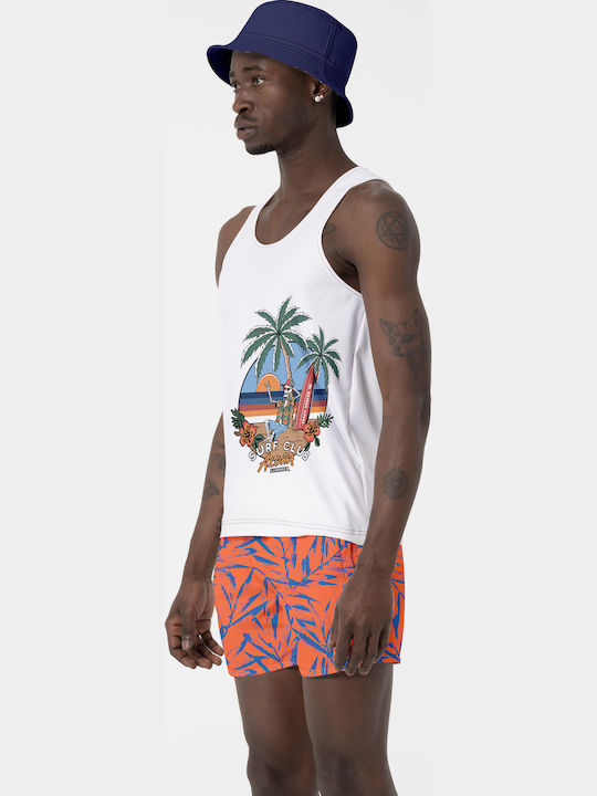 Miami Beach Herren-Hut Bucket-Stil Blau