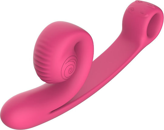 Snail Vibe Curve Δονητής G-Spot με Απομακρυσμένο Έλεγχο 24cm Λιλά