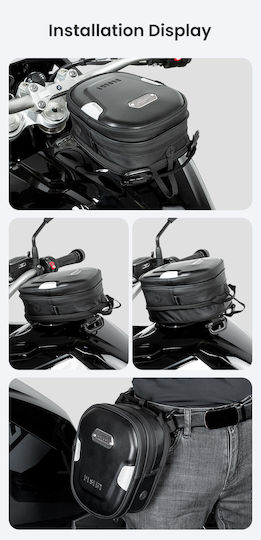 Loboo Motorcycle Tank Bag for Tank Cover