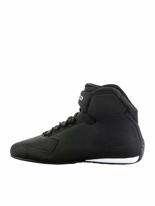 Alpinestars Sektor Pantofi De Motocicletă Pentru Bărbați Negru/Roșu/Alb