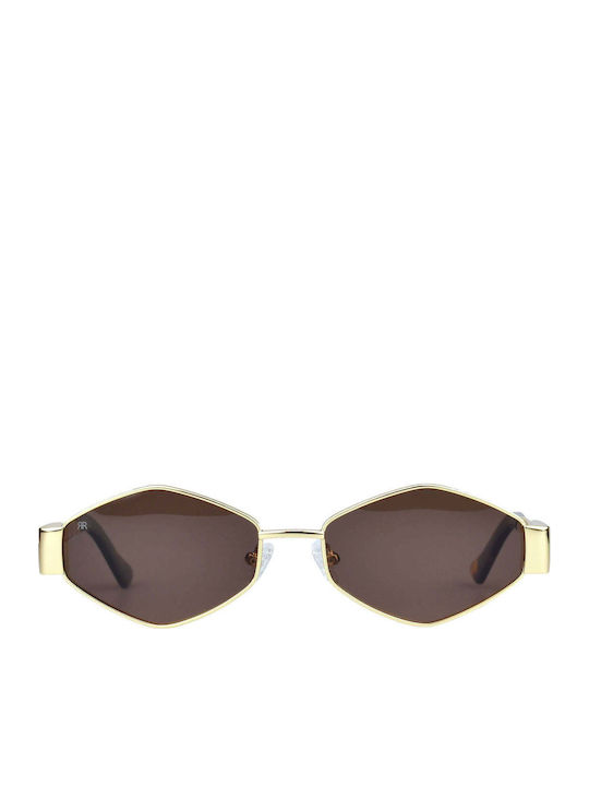 Red Raven Blair Unisex Ochelari de soare cu Auriu Cadru cu Polarized Lentilă