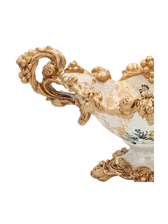 Κουπ Διακσομητικό Polyresin 35χ18χ20 Εκ Γόνδολα Floral Keskor 66000