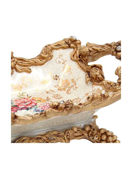Κουπ Διακσομητικό Polyresin 34χ21χ13 Εκ Floral Keskor 66004