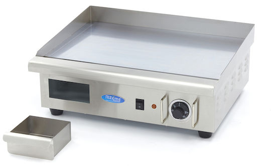 Maxima Gewerbliche Flachgrillplatten Elektrisch 3kW mit glatter & geriffelter Platte