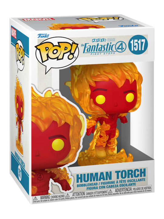 Funko Pop! Marvel: The Fantastic Four: First Steps - Human Torch Exclusive Funko Pop! Marvel: The Fantastic Four: First Steps - Human Torch Exclusive