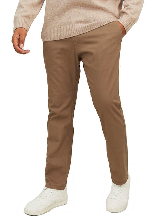 Trousers Chino Elastic in Slim Fit Otter